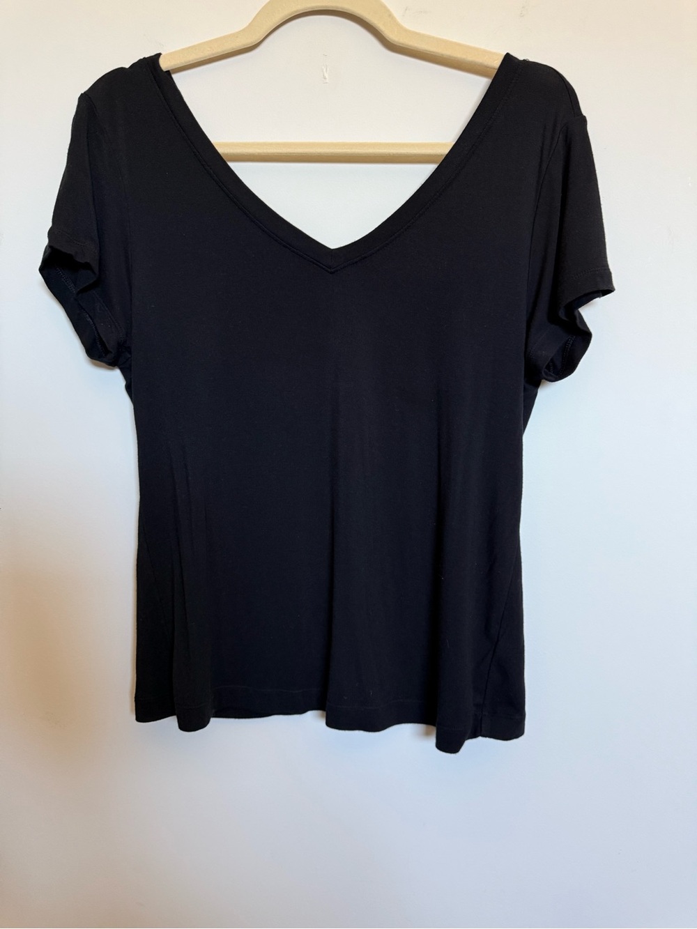 CAbi Black V-Neck Short Sleeve Tee